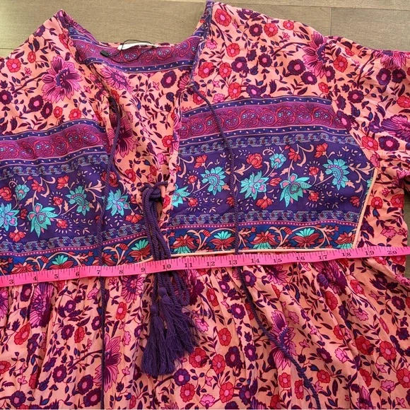 R Vivimos Floral Boho Dress XL new - Picture 5 of 5